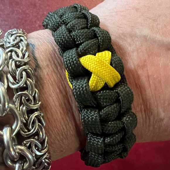 Support our troops handmade bracelet - Picture 6 of 7